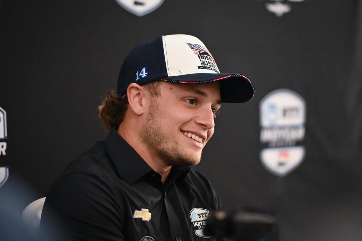Can Santino Ferrucci finally put his past behind him and look ahead to a great future with a strong finish -- if not a win -- in Sunday's Indy 500? Photo courtesy IndyCar.